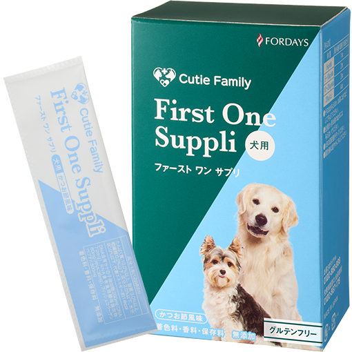キューティファミリー ファースト ワン サプリ 犬用の製品画像