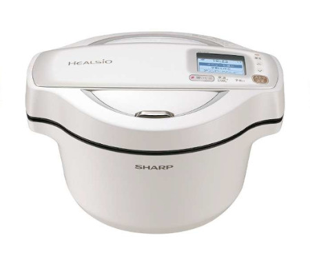 シャープ 水なし自動調理鍋 ヘルシオ ホットクック KN-HW16F-W(1.6L・ホワイト系)の商品写真