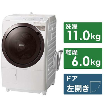 ドラム式洗濯乾燥機 BD-SX110GL-W（ホワイト・左開き）の商品写真